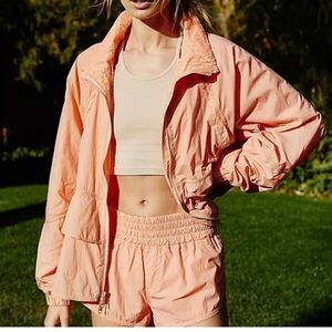 COPY - FP MOVEMENT Namaslay Jacket Brushed Apricot size Large, Like New.